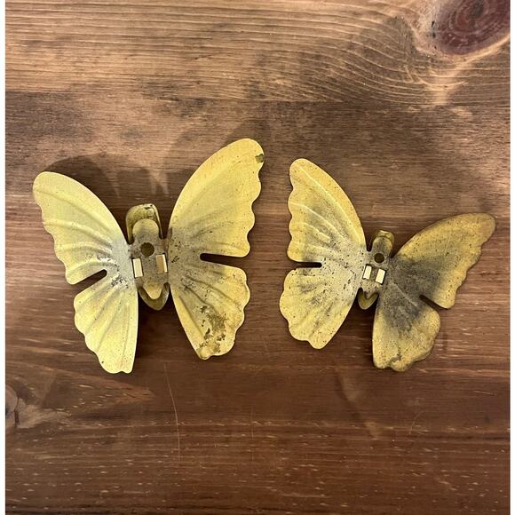 Vintage Copper Butterfly Wall Art Set of 3 – Boho MCM Metal Wall Decor - Picture 4 of 7